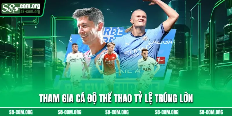 Tham gia cá độ thể thao tỷ lệ trúng lớn